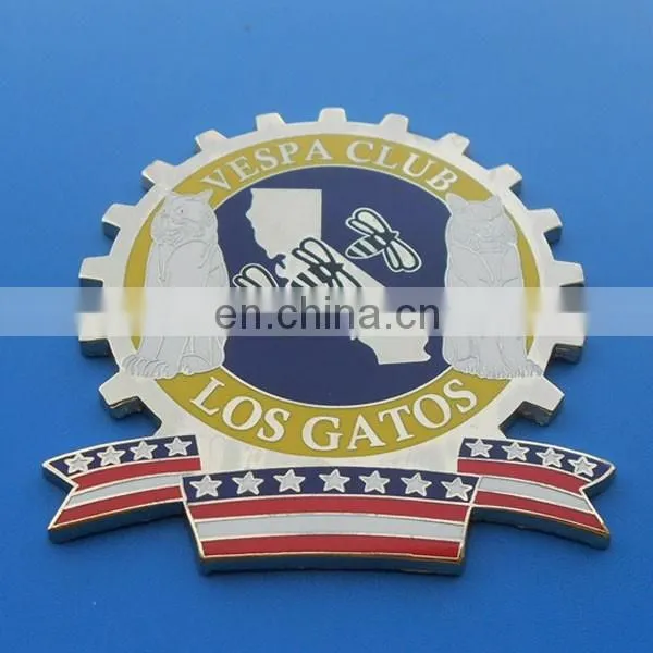 Russia feature air force souvenir memorial gifts gold plate soft enamel 3D metal medal with ribbon