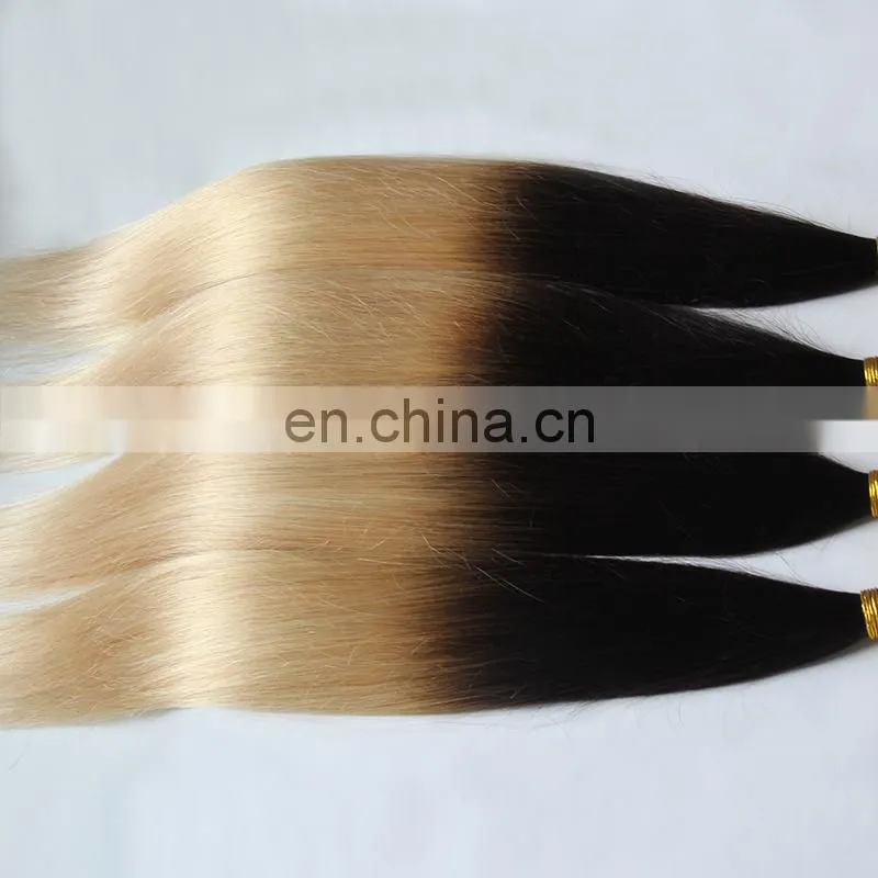 wholesale darling hair brazilian 100% human ombre hair extensions hair coloring
