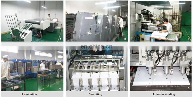 plastic access control card time attendance punch card