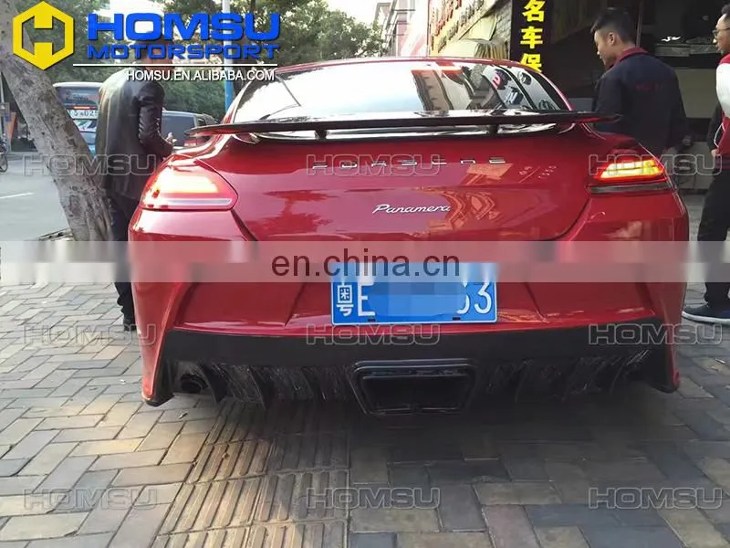 M design style carbon fiber full set bumper body kit for porsch panamera 971 2014 UP
