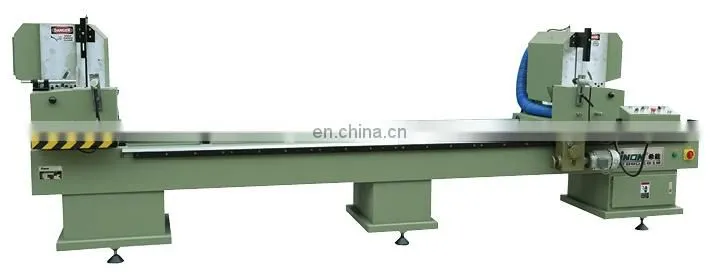 double head saw aluminum profile cutting machine
