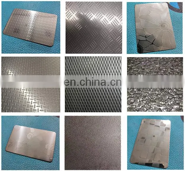 316L embossed stainless steel sheets