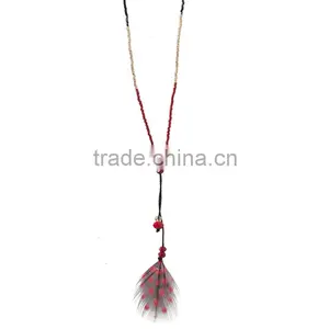 2016 Hot Wholesale Beaded Tassel Necklace, Small Beads Necklace thumbnail-6