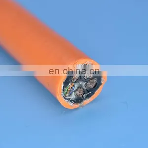 Dual Sheath Cable With 4 Power Core and Twisted Pair Cat5 Signal Core for Underwater thumbnail-3