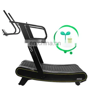 High Quality Magnetic Resistance Commercial Treadmill Hot Sale Unpowered Curved Treadmill Manual Treadmill thumbnail-1