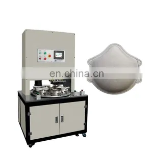 2021 High Quality N95 Cup Mask Welding and Cutting Making Machine In China thumbnail-1