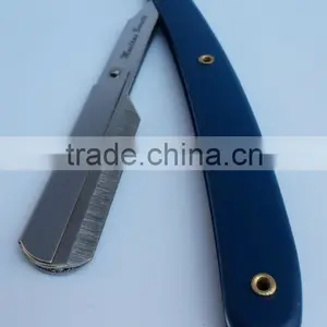 New Barber Salon Straight Razor - Metal Stainless Steel Razor - Plastic Handle Barber Razor thumbnail-1