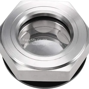 Stainless Steel Oil Sight Glass,Oil Level Indicator,Oil Sight Window thumbnail-2