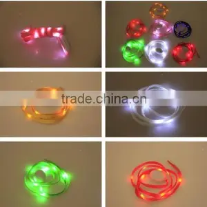 LED Shoe Laces Light Flashing Shoelaces Flat Laces Fashion Creative Gift 2016 thumbnail-2