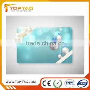Custom Design Plastic Gift Card for Christmas / Festival thumbnail-1