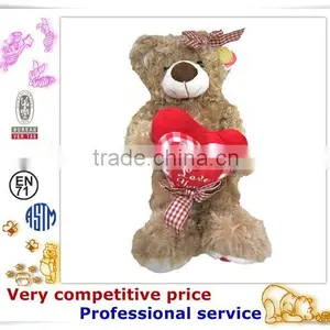 OEM Stuffed Toy,Custom Plush Toys, Valentine Plush Toys Heart thumbnail-1