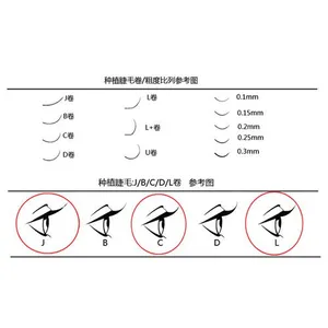 Mink Grafted False Eyelashes Eyelash Extension thumbnail-1