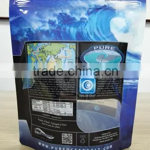 High Barrier Plastic Sea Salt Packaging Bag With Zipper thumbnail-3