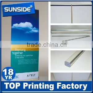 85*200cm Wide Base Retractable Roll up Banner Stand for Advertising-qt thumbnail-5