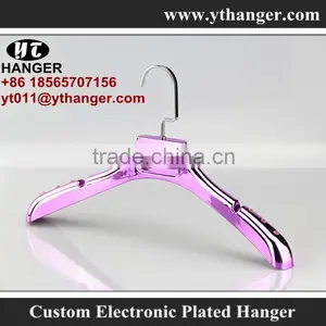 IMY-350 Violet Plating Plastic Thick Hanger for Clothes thumbnail-1