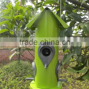 Garden Metal House Shape Hanging Bird Feeders thumbnail-1