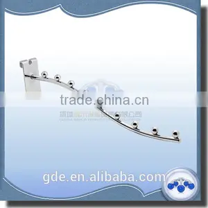 Metal Supermarket Display Hook With 7 Beads to Gridwall thumbnail-1