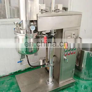 100L SS 304 Steel Vacuum Emulsifier Machine Production Line /Cosmetic Mixing Tank Equipment/chemical Vacuum Emulsifyier thumbnail-2