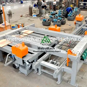Automatic Woodworking Plywood Panel Adjustable Edge Trimming Cutting Saw thumbnail-1