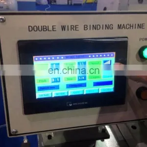 UT420 Automatic Double o Wire Binding and Hole Punching Machine for Calendar Notebook Album Book thumbnail-4