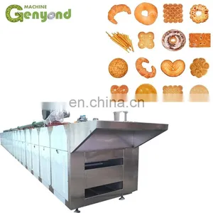 Small Scale Stainless Steel Electric Biscuit Production Line thumbnail-1