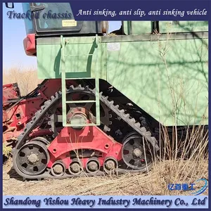 Customized Triangle Track Chassis for Anti Sinking in Desert Terrain thumbnail-1