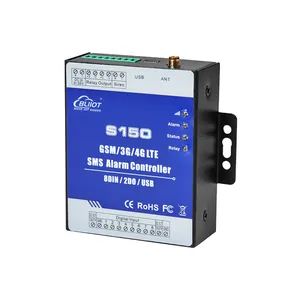 GSM 3G 4G SMS Remote Controller Alarm With 8DI 2DO USB for Buildings and Real Estate thumbnail-5