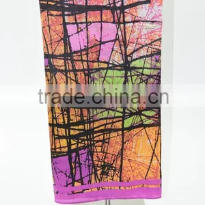 2015 Latest Custom Women Printed Chiffon Scarf thumbnail-6
