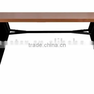 Top Quality Walnut Color EM Table by Jean Prouve for Dining Room thumbnail-1