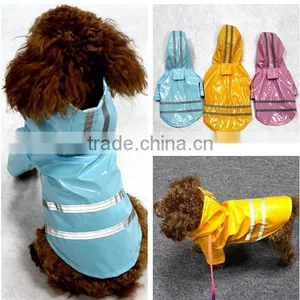 Reflection Light Hat Waterproof Function Pet Raincoat Wholesale Dog Clothes thumbnail-1