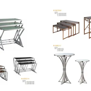 Buffet Table Dining Table Stainless Steel Table thumbnail-2