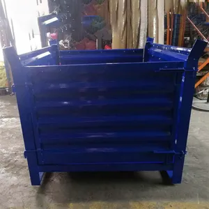 Multi-Type Steel Logistics Box Fixed Foldable Stackable Optional thumbnail-5