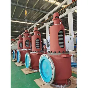 Safety Valves 10 Bar to Use With AIR Flange Connections DN50 DN100 DN150 DN300 PN16 Stainless Steel Safety Valve thumbnail-5