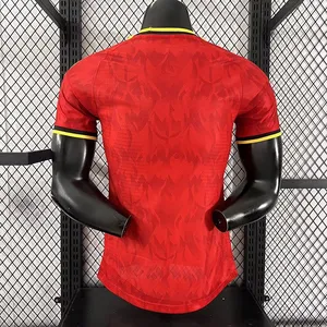 2627 Belgium Home Player Version Jersey, Same Style as the World Cup in USA, Canada, and Mexico, High Quality, Low Price, Short Sleeve Soccer Shirt thumbnail-2