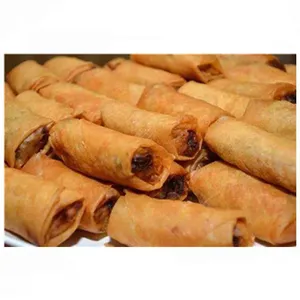 Factory Price Chinese Automatic Spring Roll Pastry Sheet Forming Baking Stuffing Wrapping Making Machine Production Line thumbnail-5