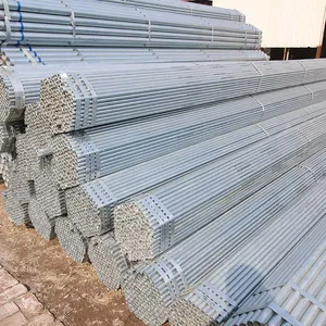 Galvanized Steel Pipe DN40 1.5 Inch With 3.2mm Thickness for Scaffolding and Construction thumbnail-1