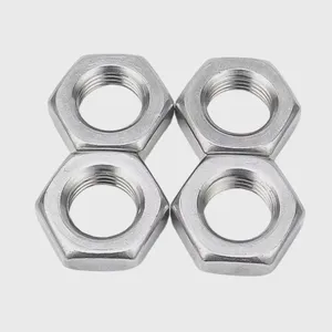 Customized Size GB ANSI Standard Black Finish Hexagonal DIN 439 GB 6172 Hex Thin Nut thumbnail-4