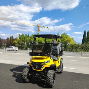 New Color Customizable Electric Scenic Sightseeing Cars and Golf Carts From Oulilang, Factory Direct Sales for Export and Foreign Trade thumbnail-2