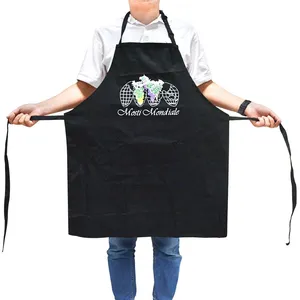 Grape Motif Apron Long Length Protect Clothes From Kitchen Spills Kitchen Apron thumbnail-1