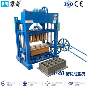 QT4-40 Semi Automatic Hollow Block Making Machine Concrete Cement Brick Making Machine thumbnail-1