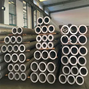 6061-T6 Seamless Hollow Aluminum Tube Custom Size Aluminium Pipe For Hydraulic & Automation Equipment thumbnail-1