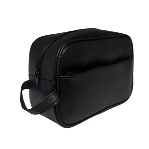 Multi‑Pocket Makeup Shaving Dopp Kit With Carry Handle thumbnail-2
