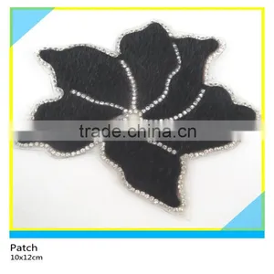 Heat Transfer Rhinestone Decals Dog Design Rhinestone Horse Hair Patch 15.5x16.5cm thumbnail-4