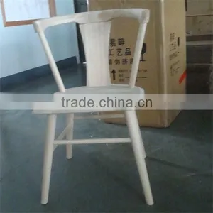 RCH-0728 Scandinavian Ash Wood Armrest Dining Chair thumbnail-2