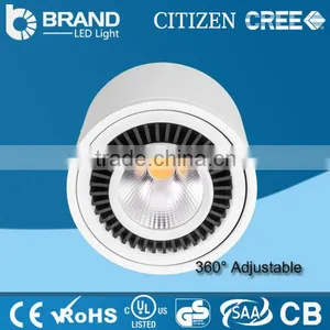 High Quality IP44 Indoor Using CREE Chips Lifud Driver Surface Mount Adjustable 20W 30W COB LED Round Downlight thumbnail-1
