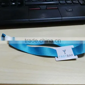 MDW402 Disposable Programable Ntag203 Woven Nfc Rfid Bracelet for Event thumbnail-2