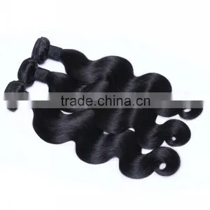 100% Unprocessed Raw Indian Temple Hair Weft Weaving no Chemical thumbnail-2