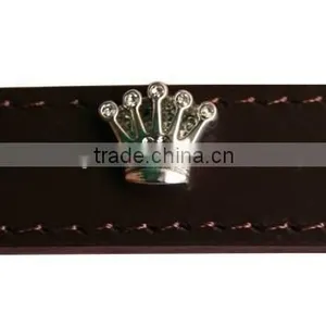 Zinc Alloy Rhinestone Metal Jewelry Crown Rivets for Pet Collars and Bracelets Accessories thumbnail-1