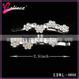 Bling Bling Rhinestone Hair Bobby Pins Flower Hairpin, Hair Accessories for Women thumbnail-2