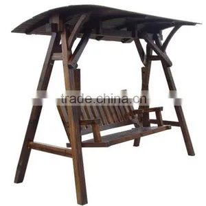 Outdoor Canopy Swing Garden Swing Chair Lovers Hanging Chair Free Stand Swing Outside Rocking Chair thumbnail-1